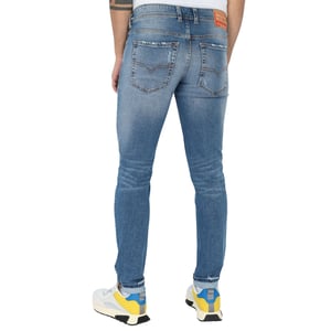 Diesel Thommer-X vervaagde blauwe slanke jeans