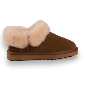 Aus Wooli Australia Unisex Sheepskin Wool Coogee Traditional Ankle Slippers