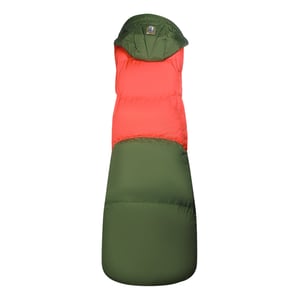 Parajumpers Lory Green Vest Down Jacket med lång huva