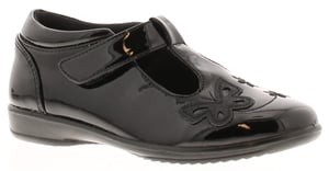 Princess Stardust Girls Shoes School Infants Esme black