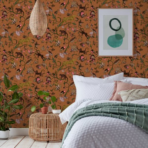 Exotic Wildlings Tropical Printed Wallpaper