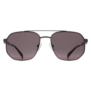 Alexander McQueen Aviator Unisex Ruthenium Grey AM0458S