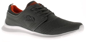 Lonsdale Mens Trainers Durham Lace Up grey