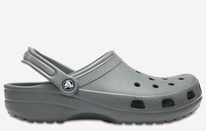 Crocs Classic Croslite Gummi Skiffergrå Tofflor