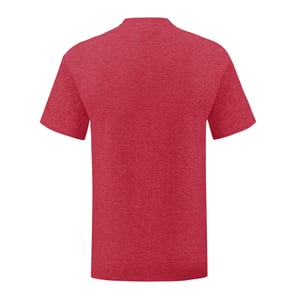 Fruit of the Loom Heren Iconic 150 Heather T-Shirt (Heide Rood)