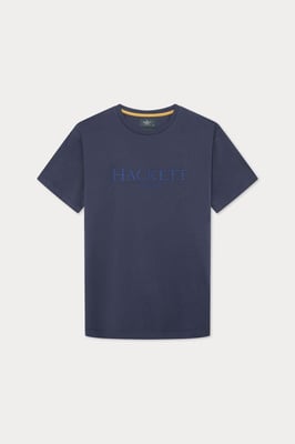 Heritage Classic Large Logo Short Sleeve T-shirt Navy