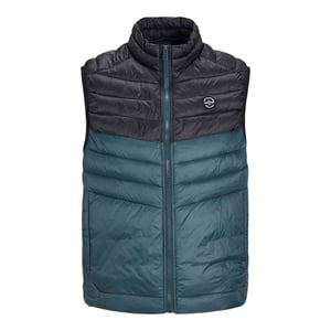 Jack & Jones Mens Sleeveless Gilet – Zipper Closure and High Neck