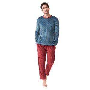 Herenpyjama met lange mouwen JJBDP5401