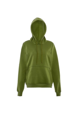 Mymo Hoodie Dames Militair