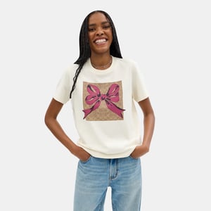 Signature Square Bow T-Shirt