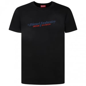 Diesel Industry Denim Division Logo Black T-Shirt