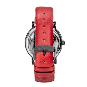 Vereenvoudig de 7000 lederen band horloge