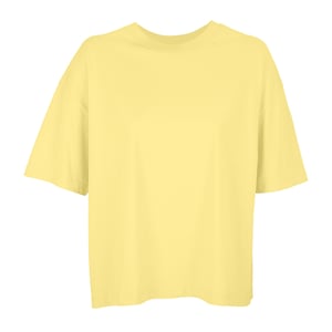 SOLS Dames/Dames Boxy Organic Oversized T-shirt (Lichtgeel)