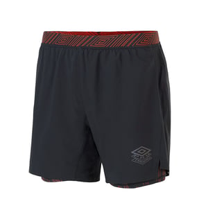 Umbro Stretch Taille Zwart Heren Elite Trainingsshort Hybride 65841G CMM