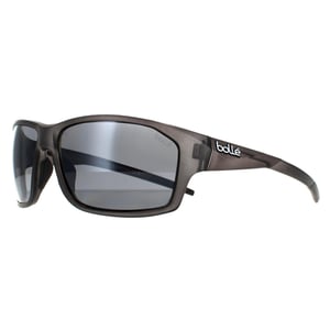 Bolle Wrap Unisex Frost Black TNS Grey Polarized Fenix Sunglasses