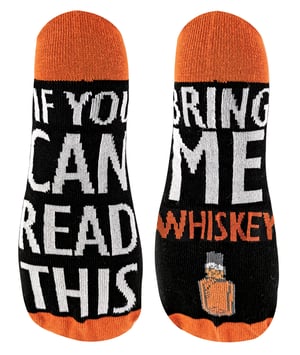 If You Can Read This Socks Bring Me Whiskey Socks