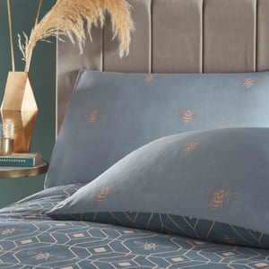 Bee Deco Geometric Duvet Cover Set