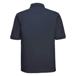 Russell Mens Heavy Duty Short Sleeve Polo Shirt (French Navy)