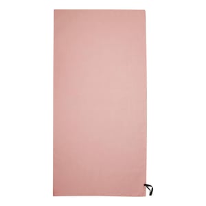 Regatta Randig Mikrofiberstrandhandduk (Snäcka Rosa/Vit)