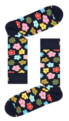 Happy Socks - Novelty Flower Design Socks | Great Gift - Flower