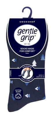 Gentle Grip - 6 Pairs Mens Gentle Grip Non Elastic Socks - SOMRJ577