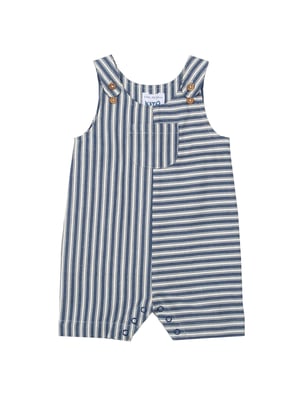 Kite Clothing Ticking Romper Dungarees