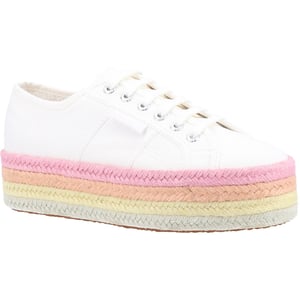 Superga 2790 Multicolor Rope 100% Katoen Damestrainers Wit/Candy Multicolour