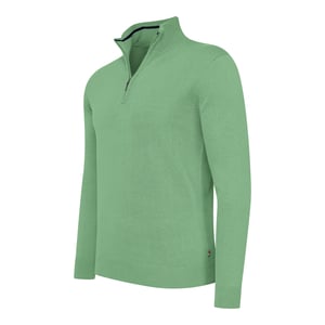 Cappuccino Italia Tröja Bergamo Zip Pullover Grön