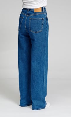 De Originele Performance Wijde Jeans - Medium Blauwe Denim