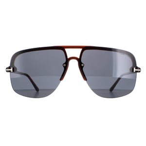 Tom Ford Aviator Mens Shiny Light Brown Blue Grey Hugo 02 FT1003