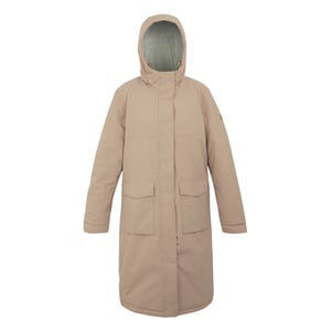 Regatta Dames/Dames Yarli Longline Waterdichte Jas (Warm Taupe/Licht Vanille)