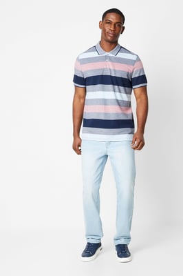 Barbados Stripe Polo
