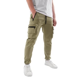 Soul Star Men's Regular Fit Cargo Trousers Combat