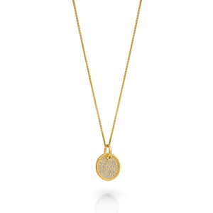 Orphelia 'Bella' Dames 925 Sterling Zilveren Ketting met Hanger - Goud ZH-7565/G