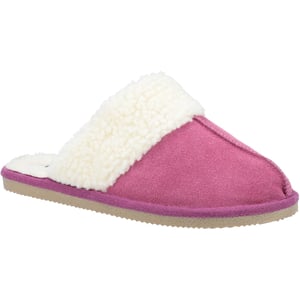 Hush Puppies Womens/Ladies Arianna Suede Slippers (Pink)