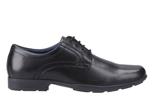 Pod Alec Leren Herenschoenen Met Zwarte Veters.