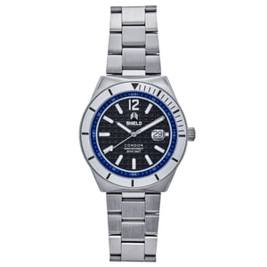 Shield Condor Armbandhorloge met datum - Wit