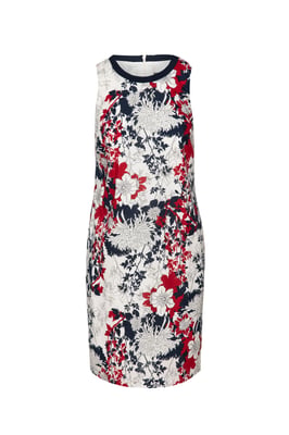 Bloemrijke mouwloze jurk van Conquista Fashion