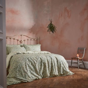 EW by Edinburgh Weavers Malory Botanical Luxury Cotton Duvet Cover Set