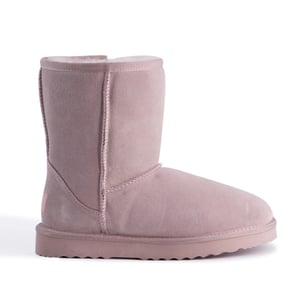 Aus Wooli "Cronulla" Australia Mid Calf Sheepskin Boot, Pale Pink