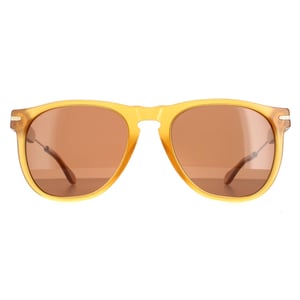 Serengeti Round Mens Light Gold Honey Polarized Drivers Brown Amboy