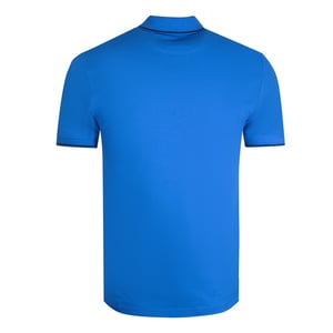 Lyle & Scott Tipped Collar Spring Blue Polo Shirt