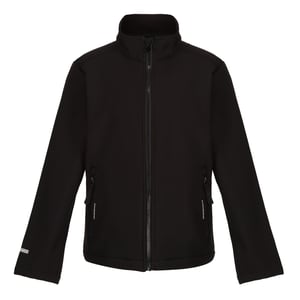 Regatta Kinder/Kids Ablaze 2 Layer Soft Shell Jas (Zwart)