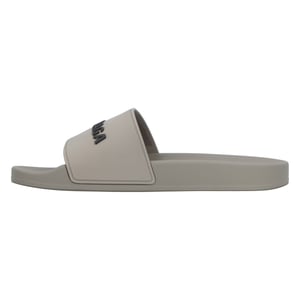 Balenciaga 3D-logotyp Gummisandal för Poolen