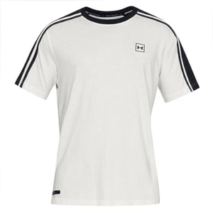 Under ArmourUnstoppable Stripe T-shirt Wit - Heren