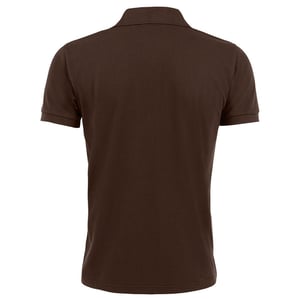 SOLS Heren Prime Pique Poloshirt met korte mouwen (Chocolade)