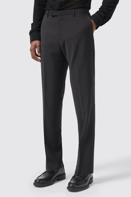 Buscot Slim Fit Black Trousers