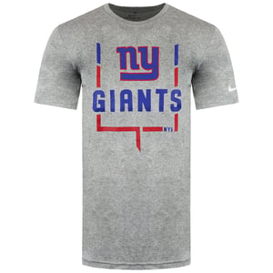 Nike NFL New York Giants Legend Goal Post grå t-shirt för herrar
