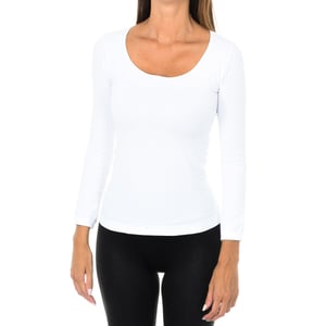 Dakota långärmad t-shirt med rund hals 210397 dam