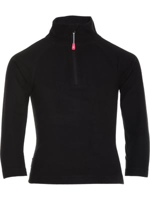 Warm Girls Zip Micro Fleece Black